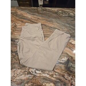 AG Adriano Goldschmied Men's The Lux Khaki Pants Tailored Trouser Size 32R 34x31